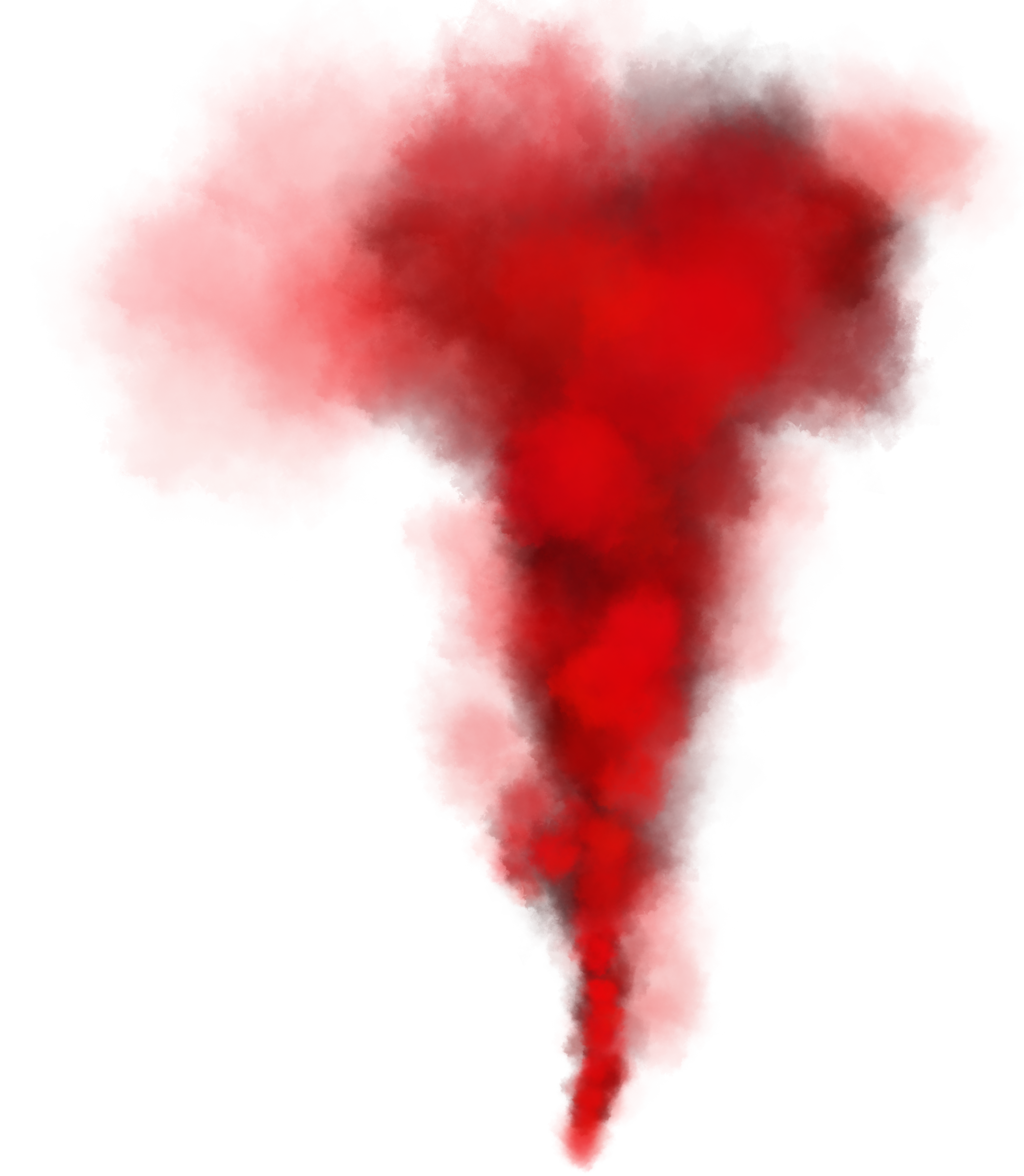 Rising Red Smoke 
